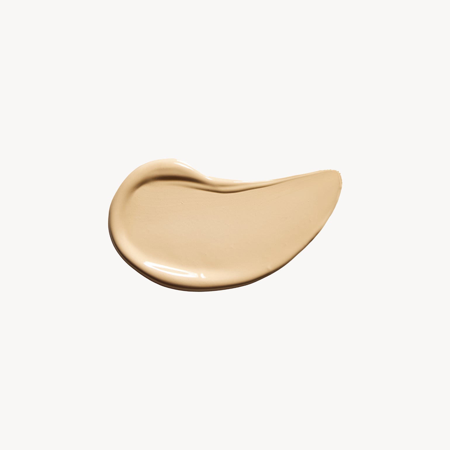 Swatch du Revitalize Hydra Concealer de RMS Beauty, couleur ON08, une teinte claire à sous-ton neutre. Idéal pour un teint frais et unifié.
