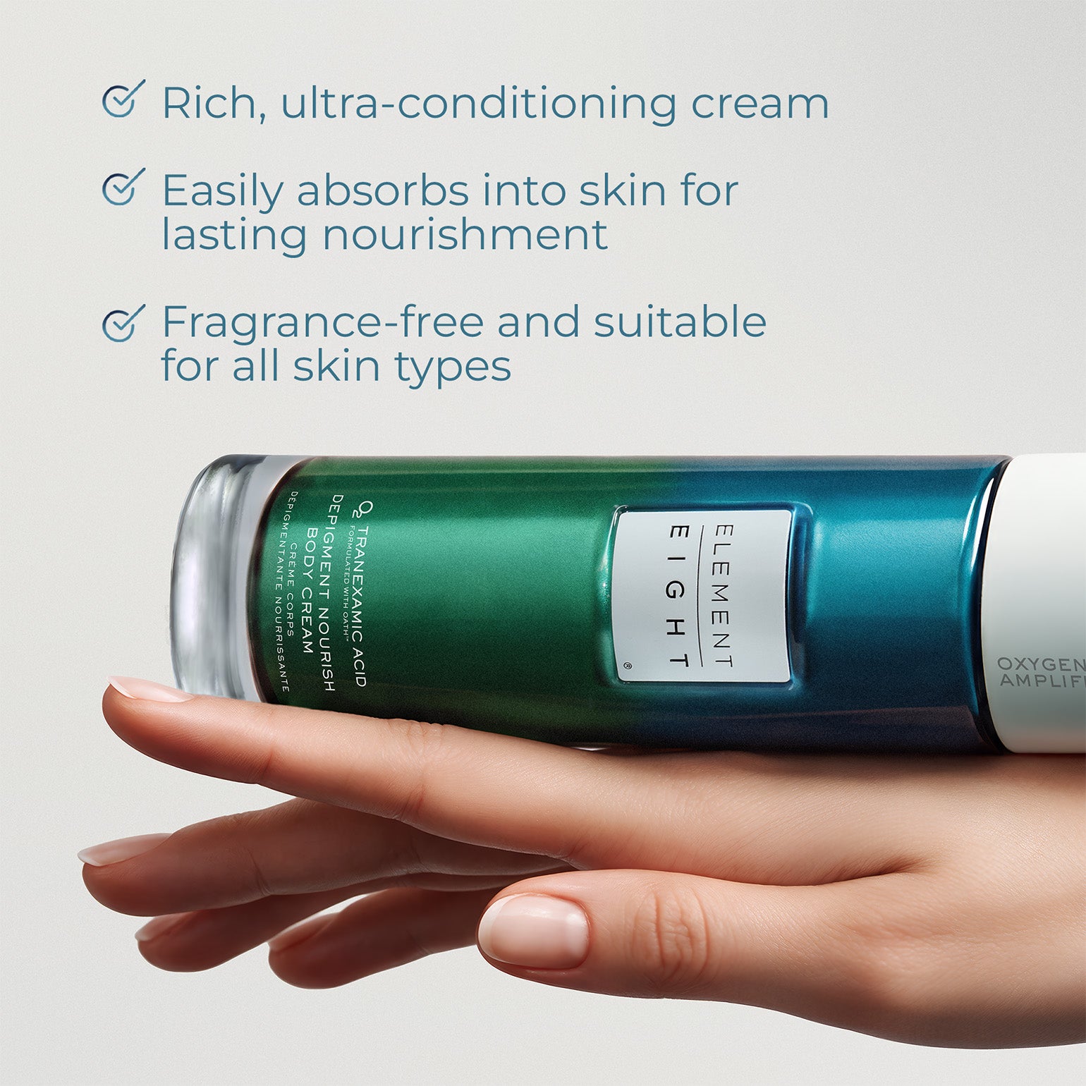 O2 Tranexamic Acid Crème Corps Dépigmentante Nourrissante