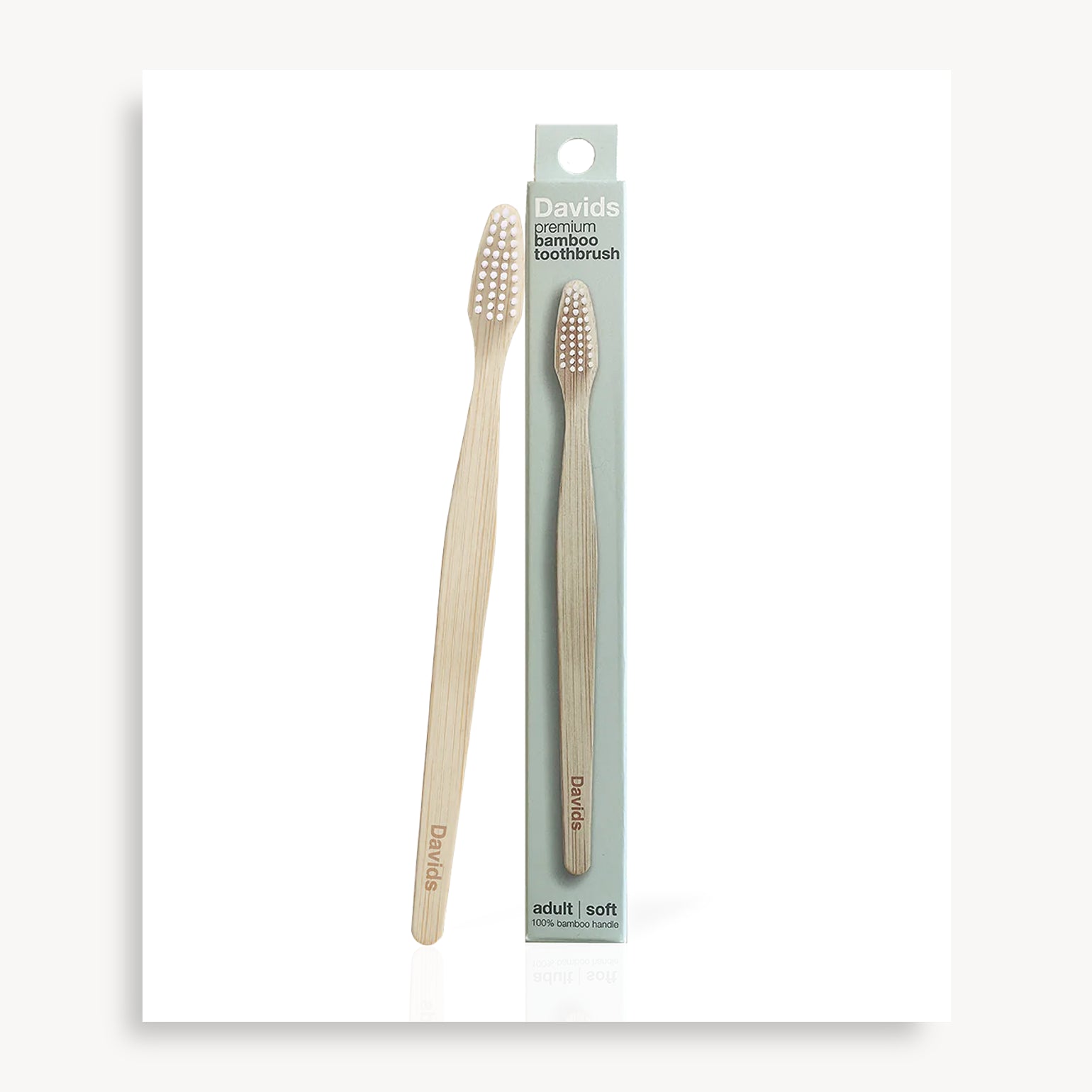 Brosse à Dents Premium Souple en Bambou - Davids