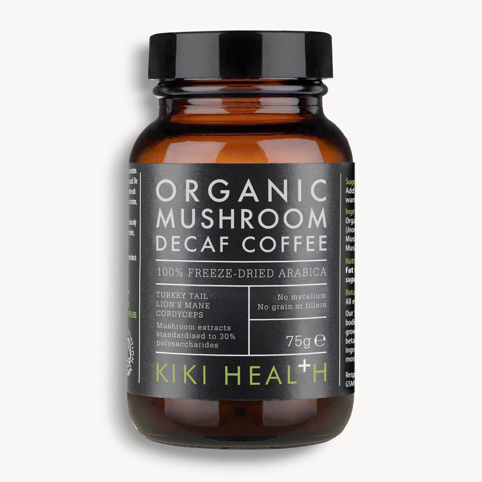 Café Décaféiné + Champignons Adaptogènes - Kiki Health