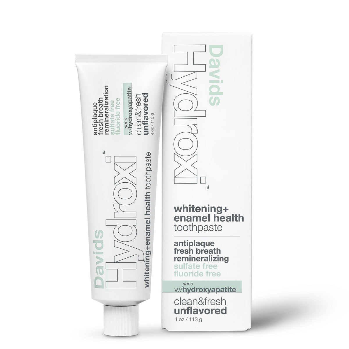 Dentifrice Naturel Premium Blanchissant pour Dents Sensibles - Sans parfum
