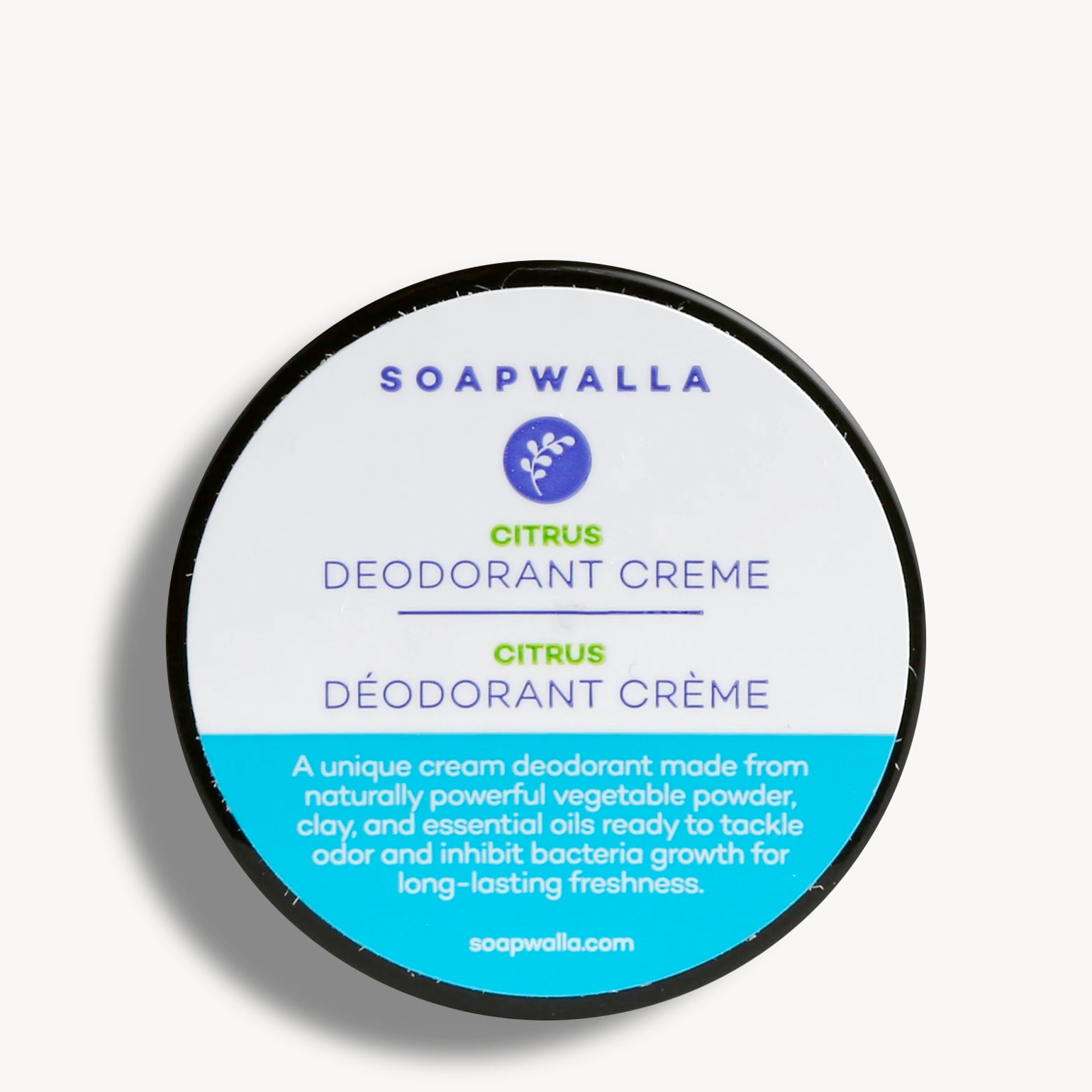Déodorant bio crème Citrus - Soapwalla - 57g