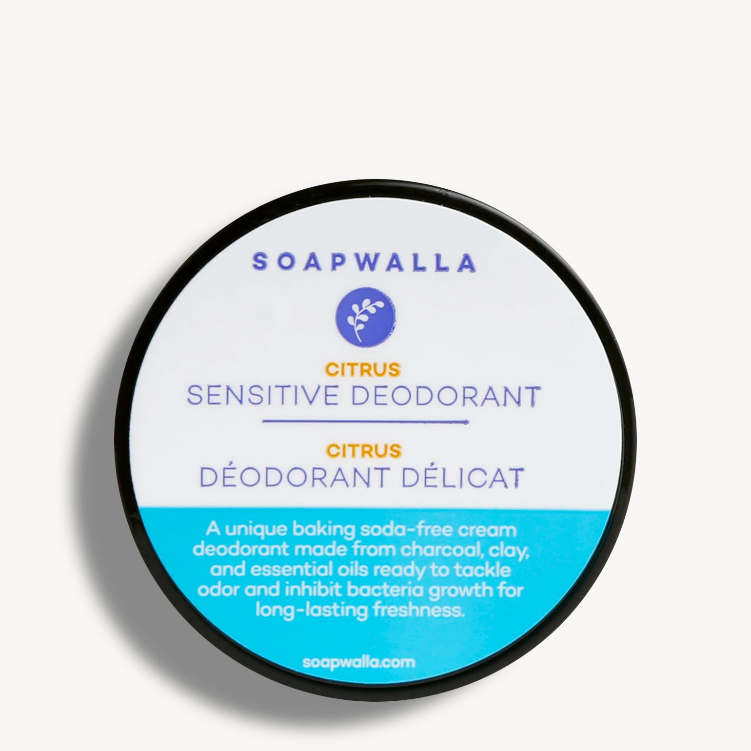 Déodorant Crème Peaux Sensibles Citrus - Soapwalla - 57g