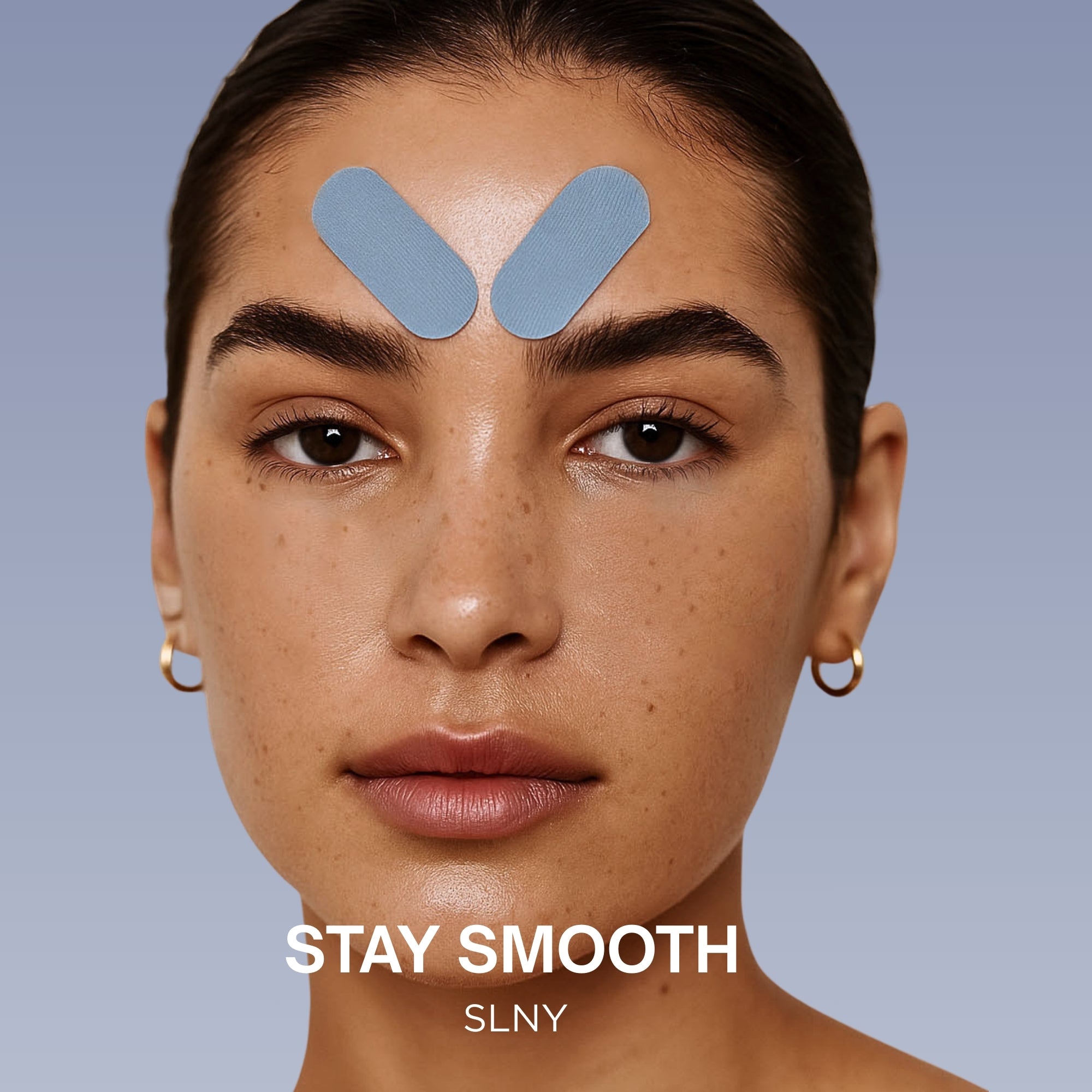 Face Tape Solaris Lab NY appliqués sur les rides du lion pour détendre les tensions et lisser le front