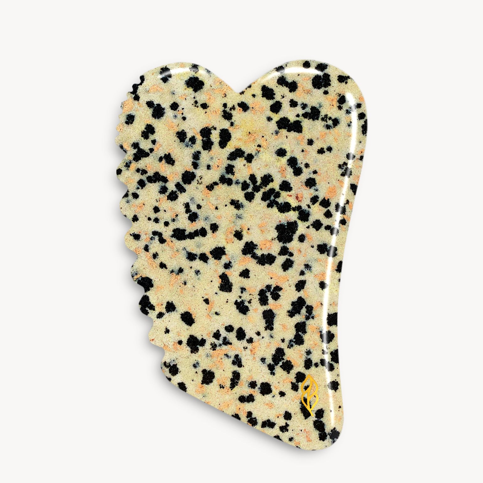 Gua Sha Jaspe Dalmatien - Bazar Bio Tools