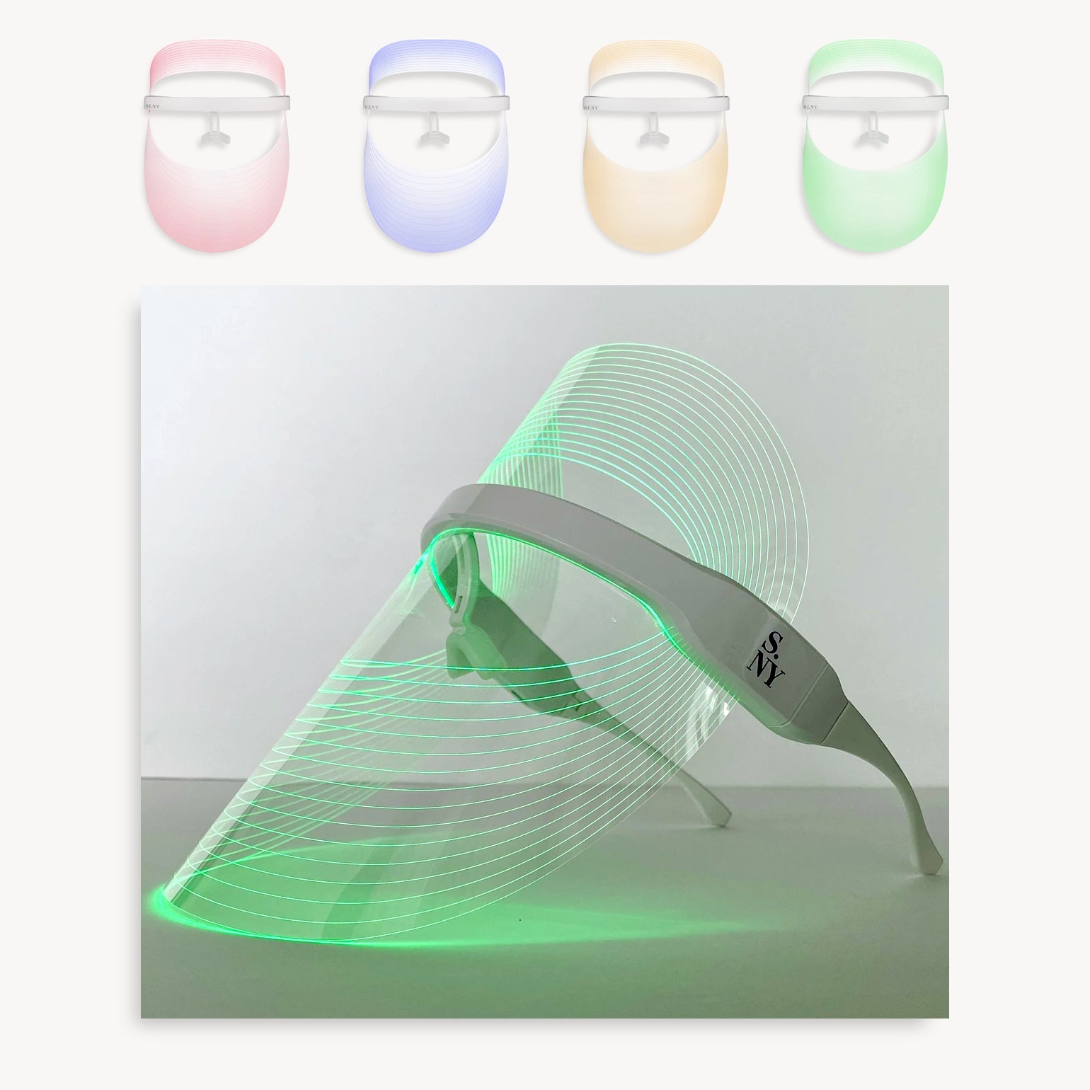 How to glow - Masque LED pour le visage Light Therapy - Solaris Laboratories NY