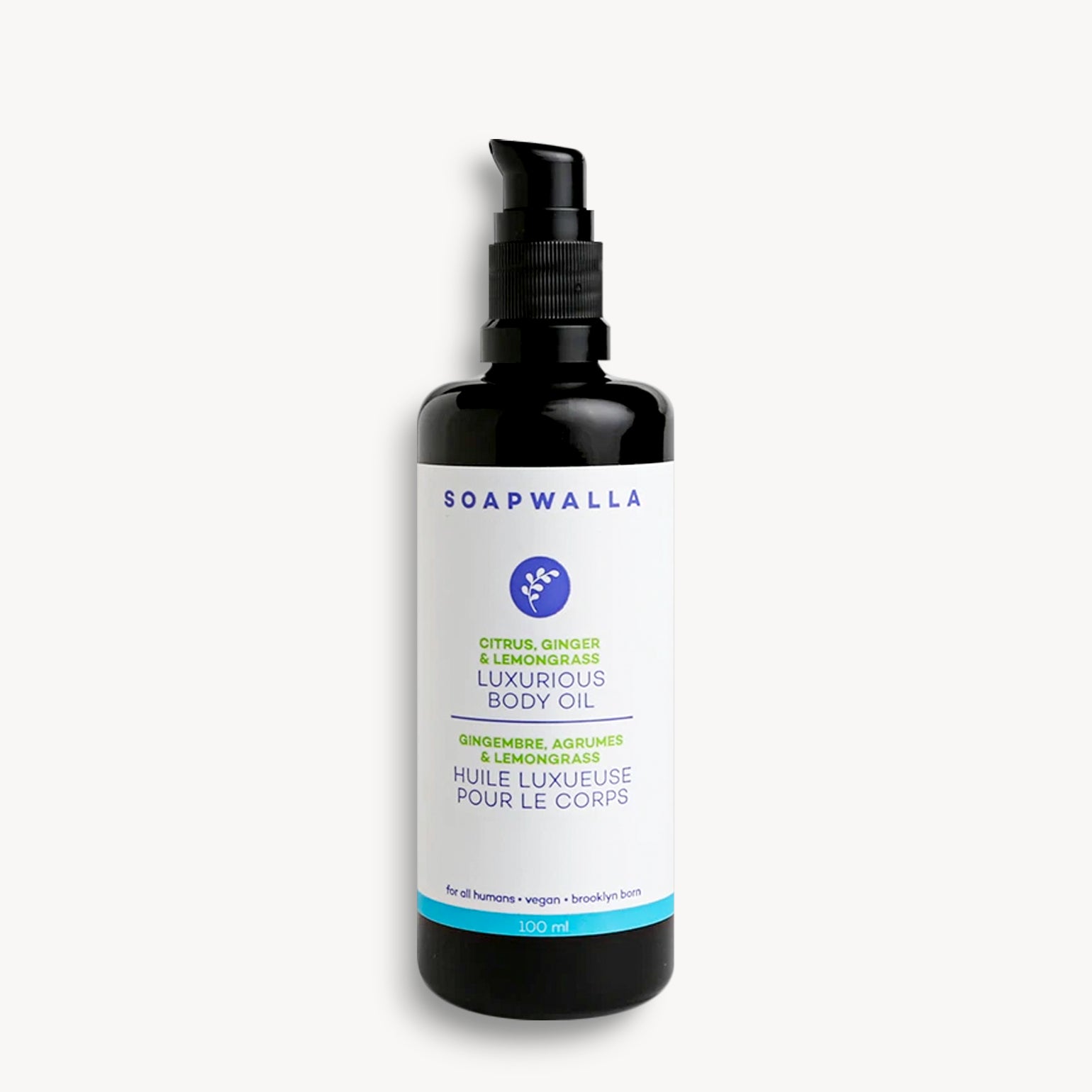 Huile Hydratante pour le Corps Gingembre / Agrumes / Lemongrass - Soapwalla