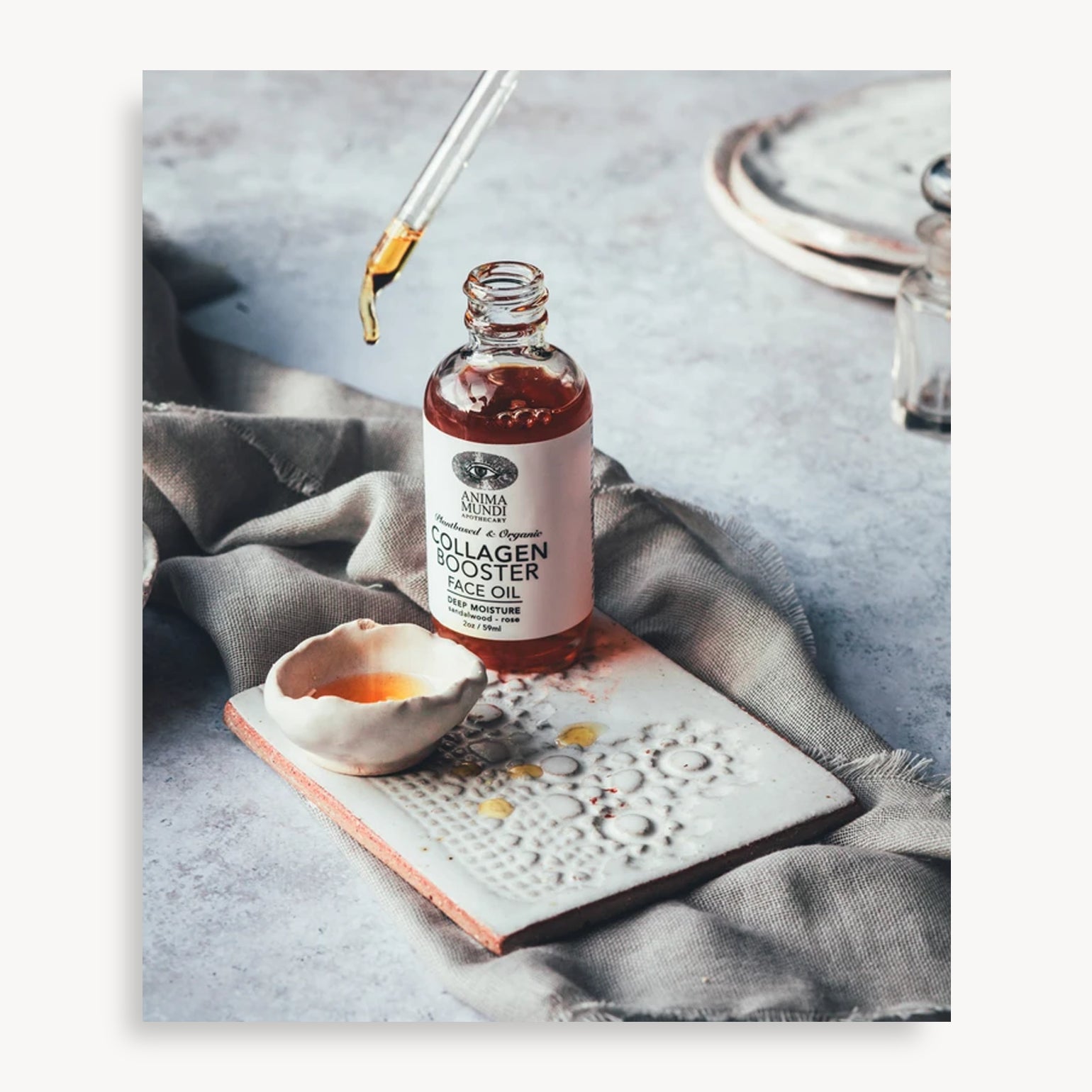 Huile Hydratante Visage Collagène Booster - Anima Mundi