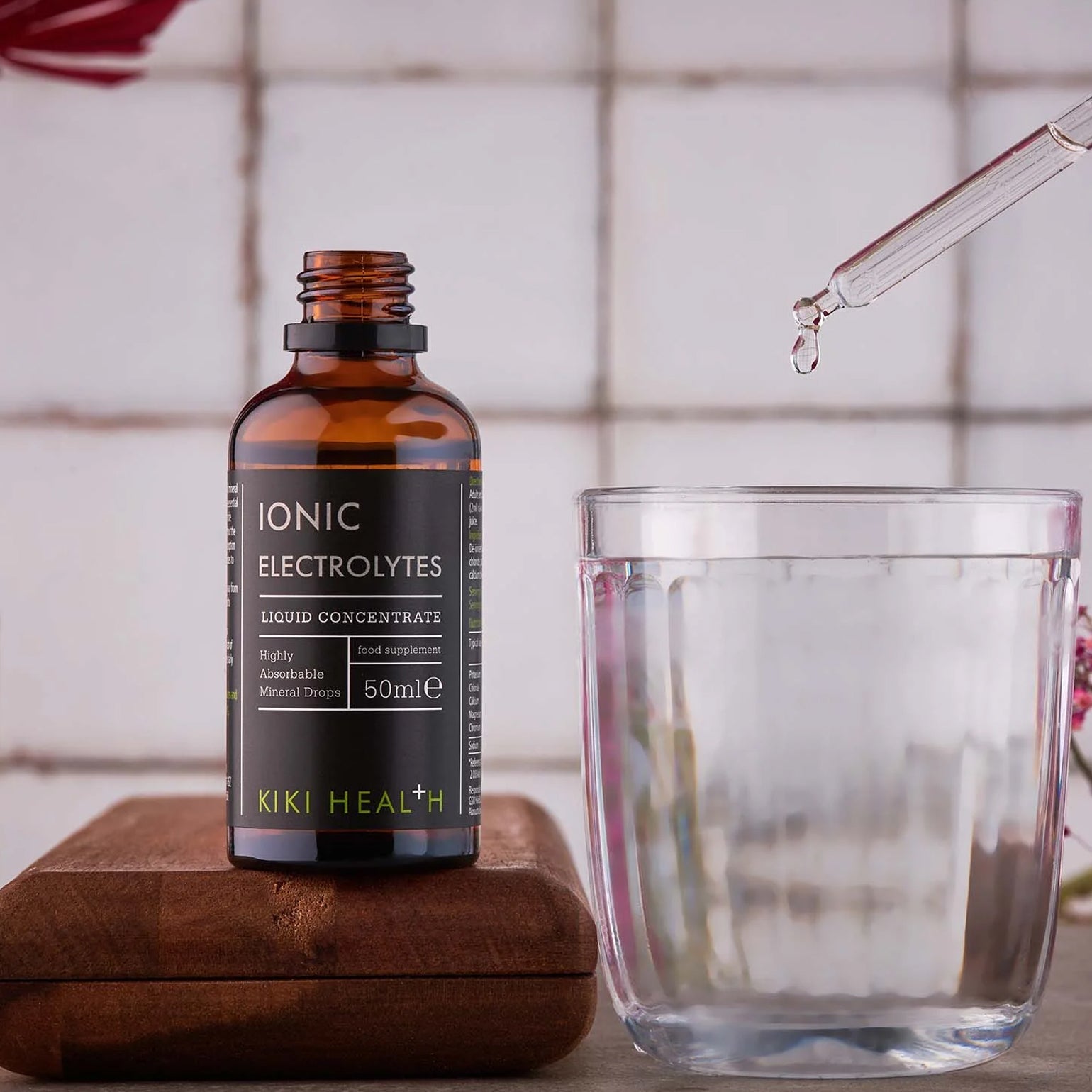 Concentré Liquide d'Électrolytes Ioniques - Kiki Health. Pipette, 50ml.