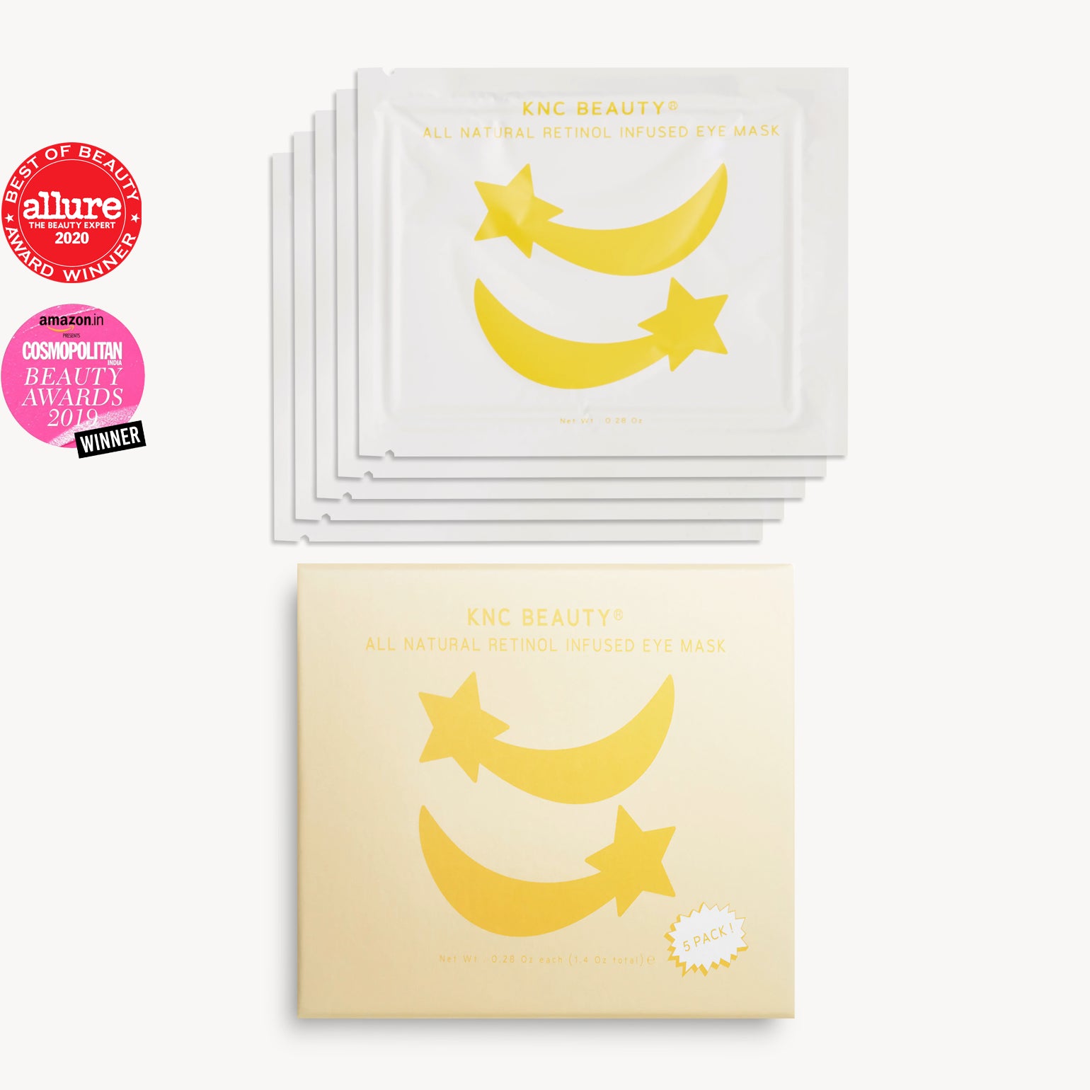 Masque Yeux Lissant Infusé au Rétinol - KNC Beauty