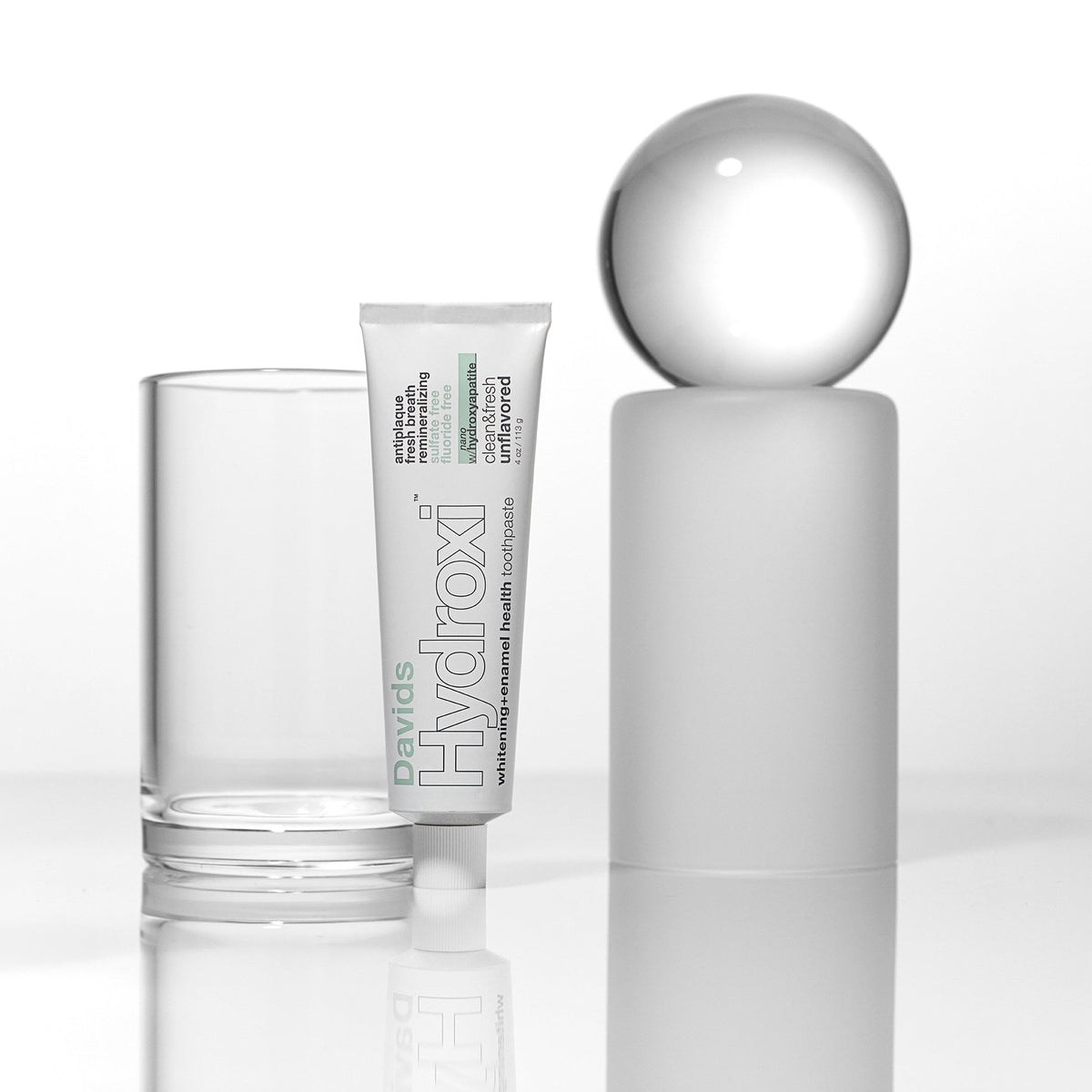 Dentifrice Naturel Premium Blanchissant pour Dents Sensibles - Sans parfum – Davids