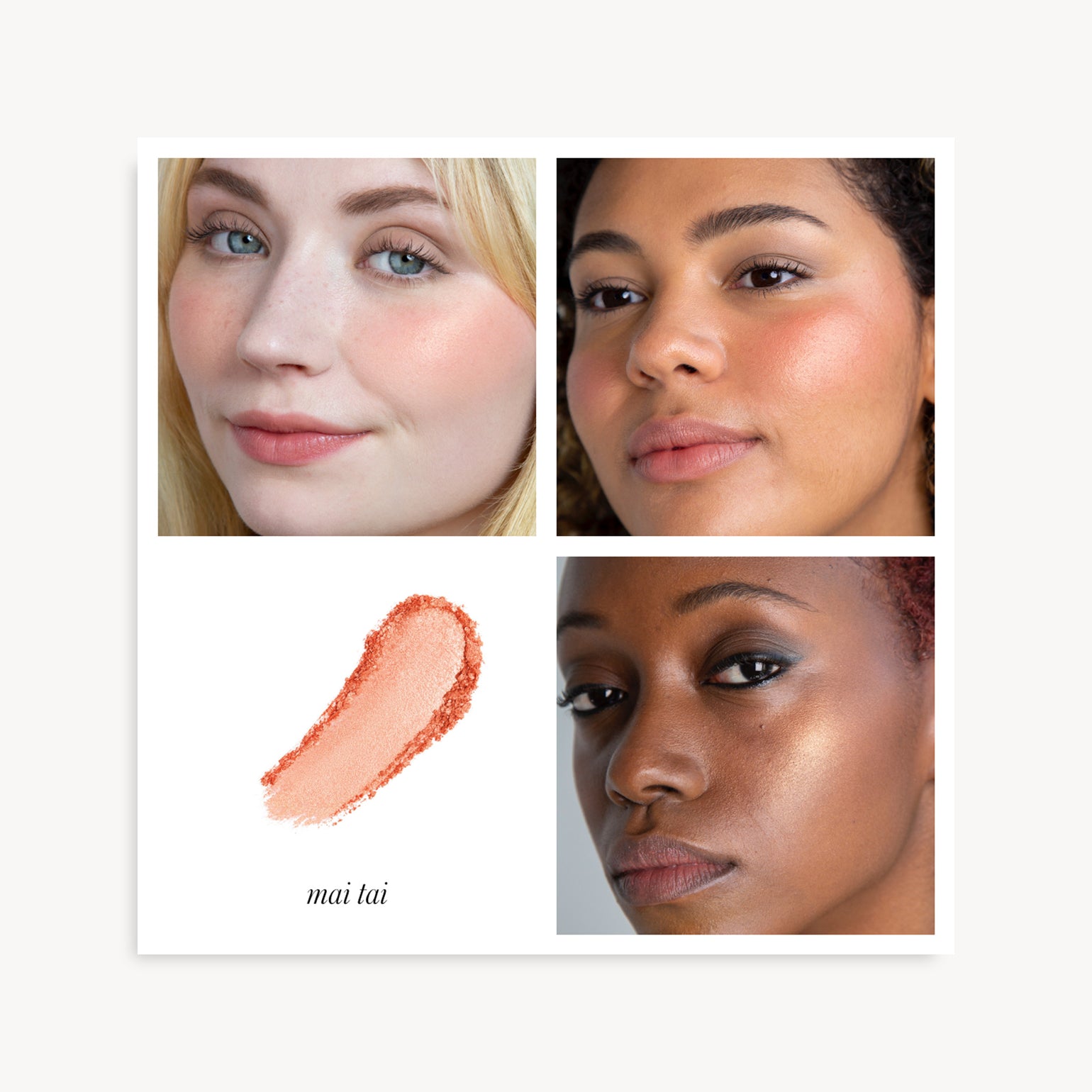 Recharge Blush Poudre Hydratant "Re" Dimension - RMS Beauty - Mai Tai