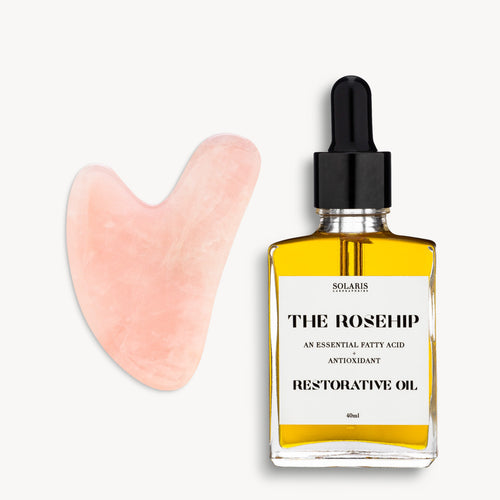Coffret Gua Sha + Rosehip - Solaris Laboratories NY